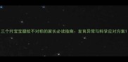 三个月宝宝腿纹不对称的家长必读指南发育异常与科学应对方案