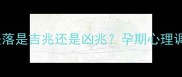 孕妇梦见从高处坠落是吉兆还是凶兆孕期心理调节与胎儿健康全