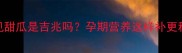 孕妇梦见甜瓜是吉兆吗孕期营养这样补更科学