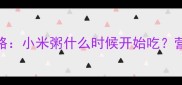 0-1岁宝宝辅食添加全攻略小米粥什么时候开始吃营养搭配与喂养技巧大