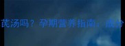 孕妇能喝党参北芪汤吗孕期营养指南成分与科学饮用建议