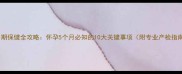 孕中期保健全攻略怀孕5个月必知的10大关键事项附专业产检指南