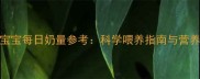 九个月宝宝每日奶量参考科学喂养指南与营养需求全