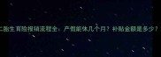 二胎生育险报销流程全产假能休几个月补贴金额是多少