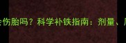 孕妇补铁过量会伤胎吗科学补铁指南剂量风险与应对措施