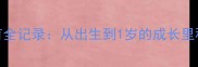 新生儿每月发育全记录从出生到1岁的成长里程碑与护理要点