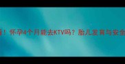 孕期必看怀孕4个月能去KTV吗胎儿发育与安全指南