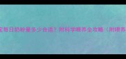 2个月宝宝每日奶粉量多少合适附科学喂养全攻略附喂养时间表
