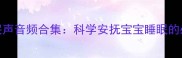新生儿哭声音频合集科学安抚宝宝睡眠的必备资源