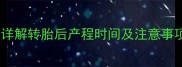 转胎后多久能生专家详解转胎后产程时间及注意事项附科学护理指南