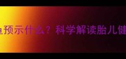 孕妇梦见黑色鱼预示什么科学解读胎儿健康与胎教指南