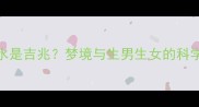 孕妇梦见香水是吉兆梦境与生男生女的科学关联