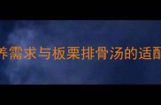 孕期营养需求与板栗排骨汤的适配性分析