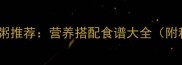 十个月宝宝辅食粥推荐营养搭配食谱大全附科学喂养指南