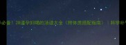 孕期营养必备28道孕妇喝的汤谱大全附体质搭配指南科学补气血食谱