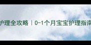 新生儿第一个月护理全攻略0-1个月宝宝护理指南新手爸妈必看