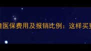最新儿童医保费用及报销比例这样买更划算