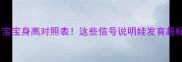 8个月宝宝身高对照表这些信号说明娃发育超标准