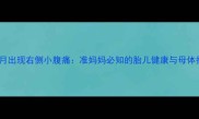 怀孕5个月出现右侧小腹痛准妈妈必知的胎儿健康与母体护理指南