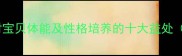 儿童拳击运动对宝贝体能及性格培养的十大益处附入门指南