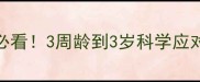 宝宝高烧反复不退家长必看3周龄到3岁科学应对全攻略附退烧药使用指南