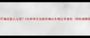 孕期不确定胎儿父亲5大科学方法助你确认生物父亲身份附权威解答