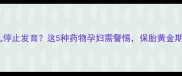 5个月胎儿停止发育这5种药物孕妇需警惕保胎黄金期应对指南