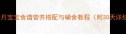 一岁二个月宝宝食谱营养搭配与辅食教程附30天详细菜单
