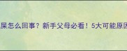 新生儿拉绿屎怎么回事新手父母必看5大可能原因及应对措施