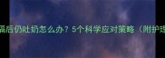 婴儿拍嗝后仍吐奶怎么办5个科学应对策略附护理指南